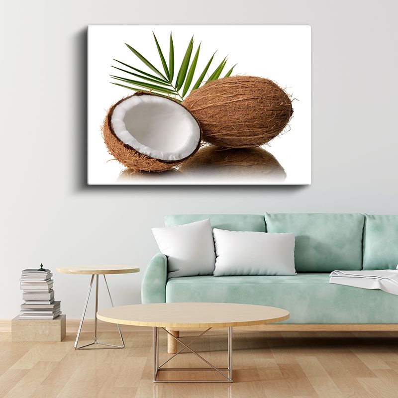 Hindistan Cevizi - Tropikal Lezzet Deneyimi Kanvas Tablo