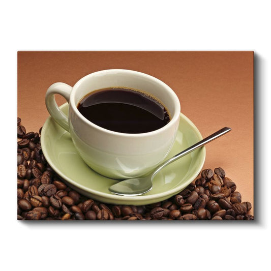 Aromalı Kahve Fincanı - Sıcak İçecek Keyfi Kanvas Tablo