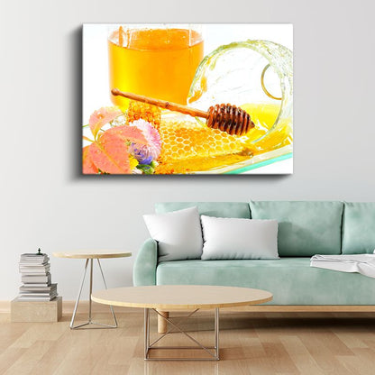 Doğal Bal Petekleri - Tatlı Enerji Kaynağı Kanvas Tablo