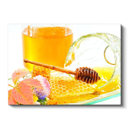 Doğal Bal Petekleri - Tatlı Enerji Kaynağı Kanvas Tablo