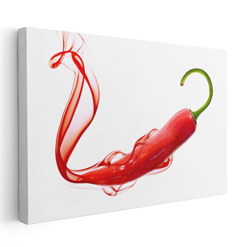 Ateşli Kırmızı Biber - Baharatlı Lezzet Dokunuşu Kanvas Tablo