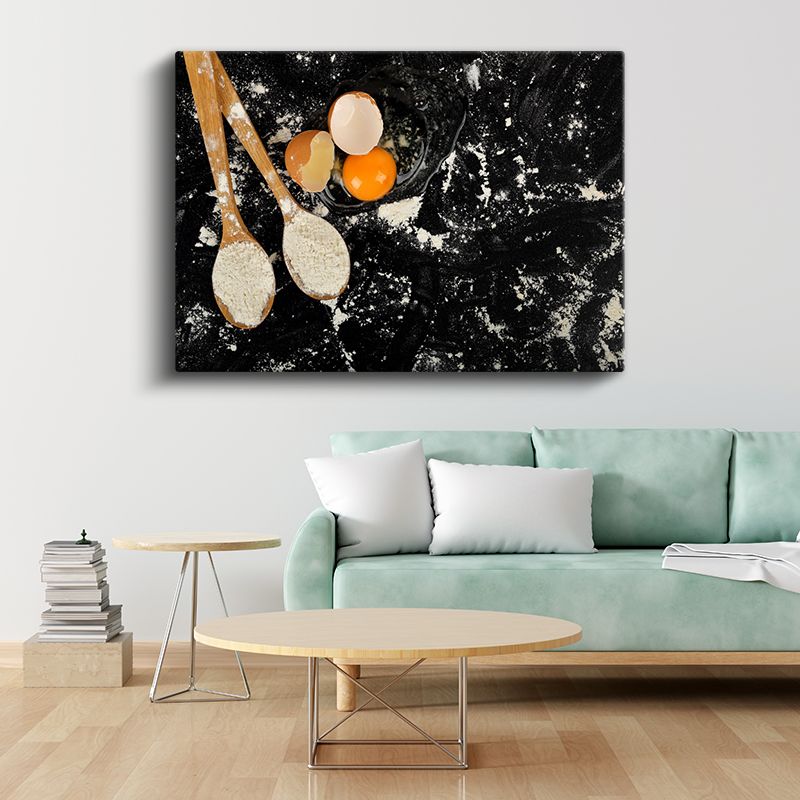 Pişirme Malzemeleri - Tatlı Tariflerin Başlangıcı Kanvas Tablo