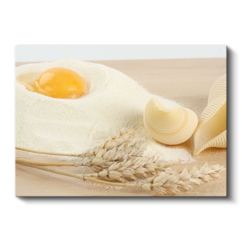Taze Hamur - Makarna ve Malzemeler Kanvas Tablo