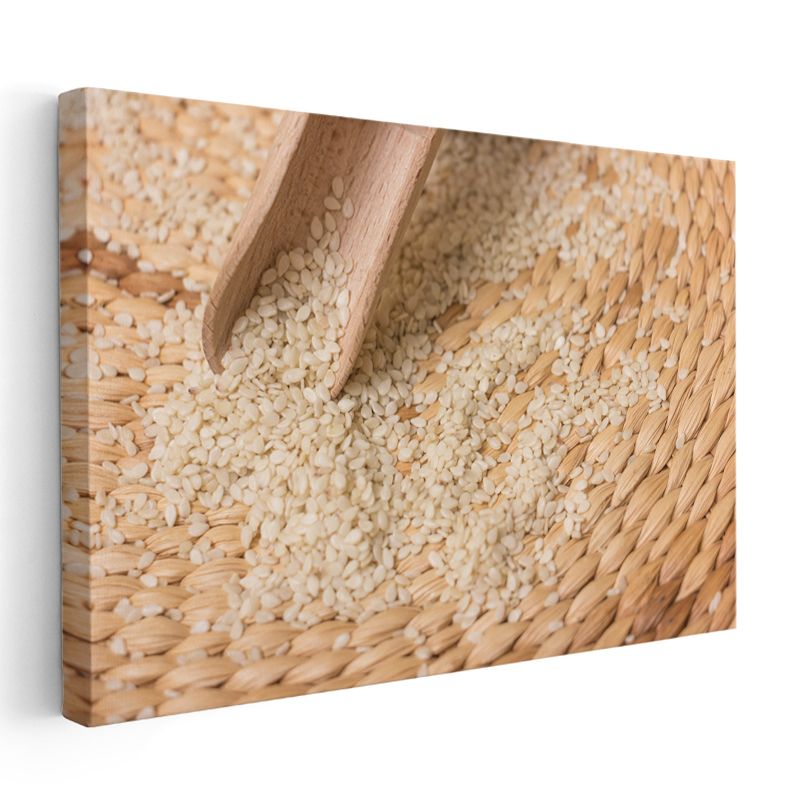 Altın Susam - Geleneksel Kepçe Kanvas Tablo