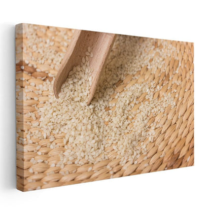 Altın Susam - Geleneksel Kepçe Kanvas Tablo