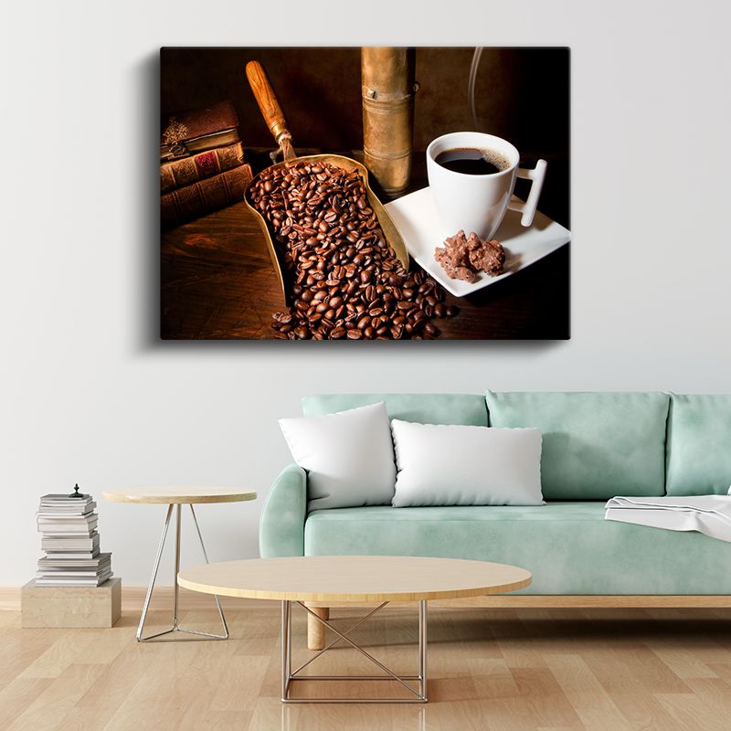 Kahve Dünyası - Çekirdekten Fincana Keyif Yolculuğu Kanvas Tablo