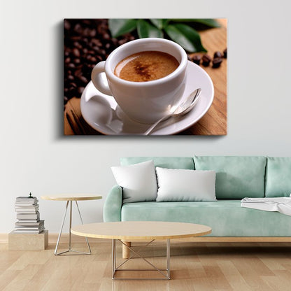 İtalyan Espresso - Kahve Keyfi Kanvas Tablo