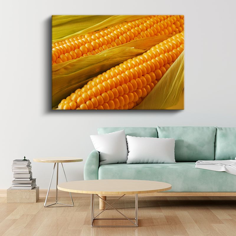 Altın Mısır - Taze Hasat Kanvas Tablo