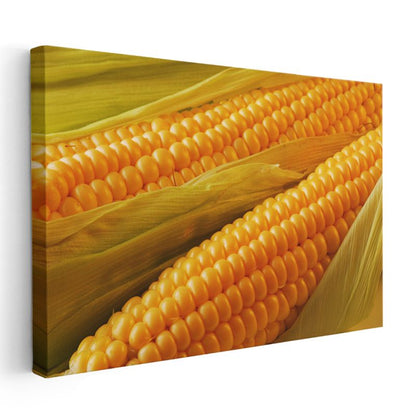 Altın Mısır - Taze Hasat Kanvas Tablo