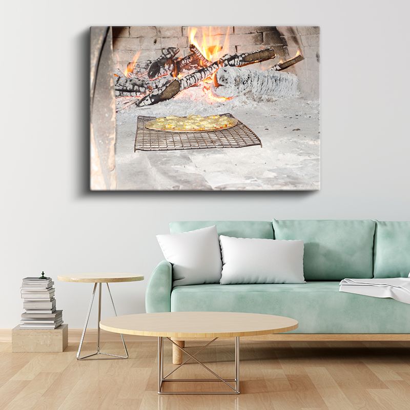 Taş Fırın Pizza - Geleneksel İtalyan Lezzeti Kanvas Tablo