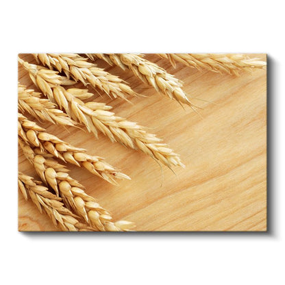 Altın Buğday Başakları - Doğal Bereket Kanvas Tablo