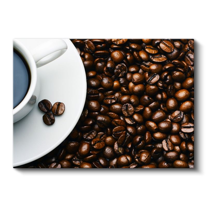Kahve Dünyası - Çekirdekten Fincana Kanvas Tablo