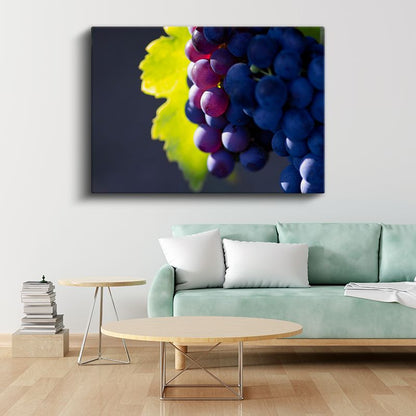 Üzüm Salkımı - Bağbozumu Meyvesi Kanvas Tablo