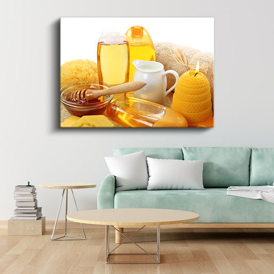 Bal Koleksiyonu - Doğal Tatlandırıcılar Kanvas Tablo