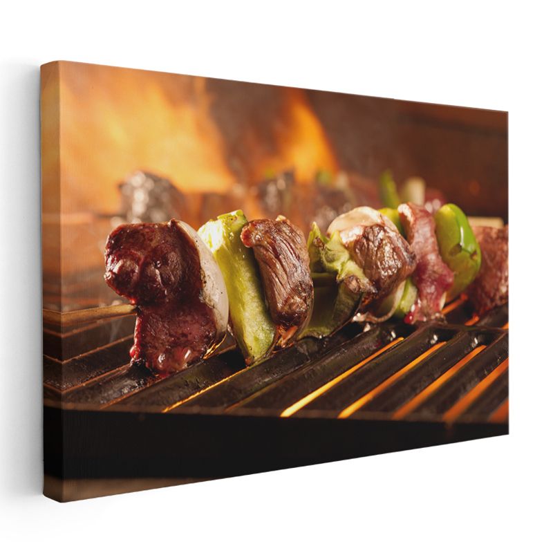 Mangal Lezzeti - Izgara Et Şiş Kanvas Tablo