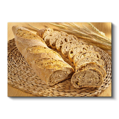 Geleneksel Ekmek - El Yapımı Baget Kanvas Tablo