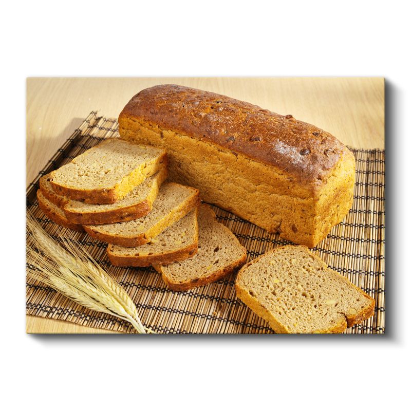 Ev Ekmeği - Dilimlenmiş Tam Buğday Kanvas Tablo