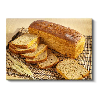 Ev Ekmeği - Dilimlenmiş Tam Buğday Kanvas Tablo