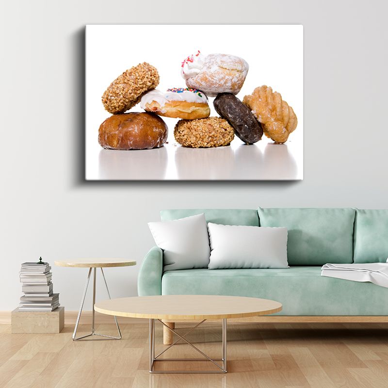 Tatlı Donutlar - Renkli Çeşitler Kanvas Tablo