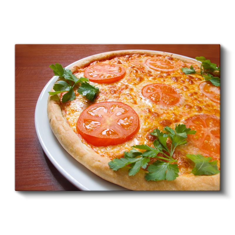 Domates Pizza - Klasik Tarif Kanvas Tablo