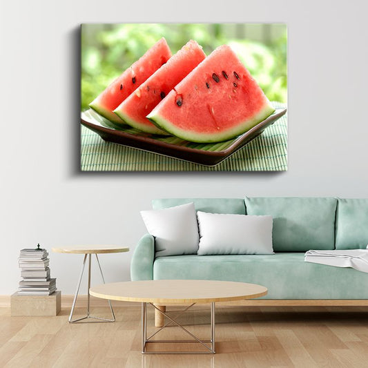 Karpuz Dilimleri - Yaz Ferahlığı Kanvas Tablo