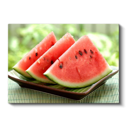Karpuz Dilimleri - Yaz Ferahlığı Kanvas Tablo