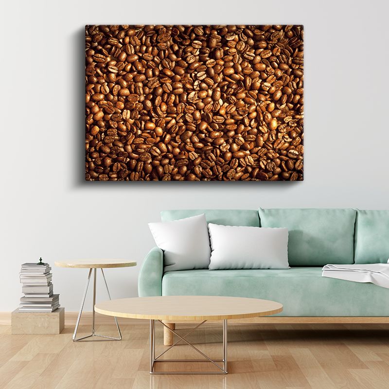Kahve Çekirdekleri - Taze Kavrulmuş Aromalı Kanvas Tablo