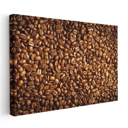 Kahve Çekirdekleri - Taze Kavrulmuş Aromalı Kanvas Tablo