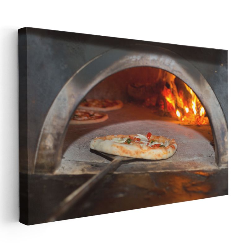 Taş Fırın Pizza - Geleneksel İtalyan Lezzeti Kanvas Tablo