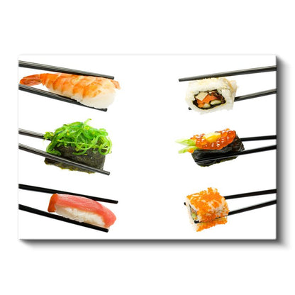 Suşi Çeşitleri - Japon Mutfağı Kanvas Tablo
