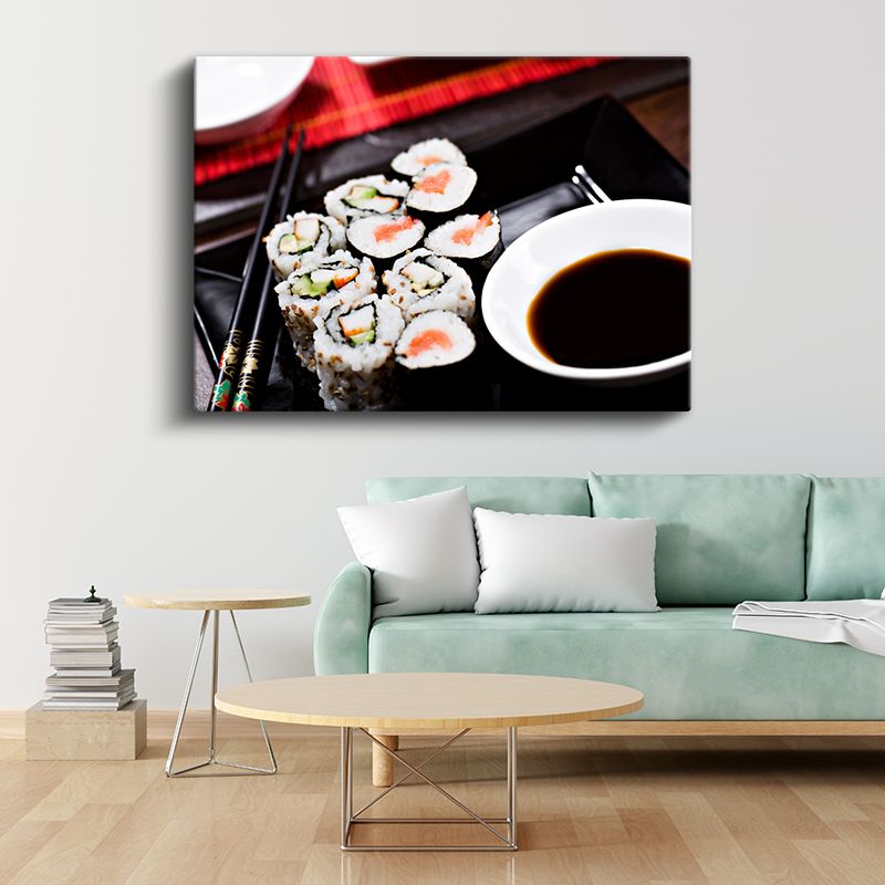 Sushi Tabağı - Geleneksel Japon Lezzeti Kanvas Tablo