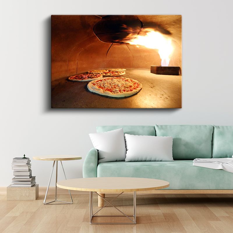 İtalyan Pizzası - Taş Fırında Geleneksel Lezzet Kanvas Tablo