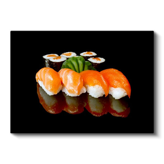 Somon Nigiri - Zarif Japon Mutfağı Sunumu Kanvas Tablo