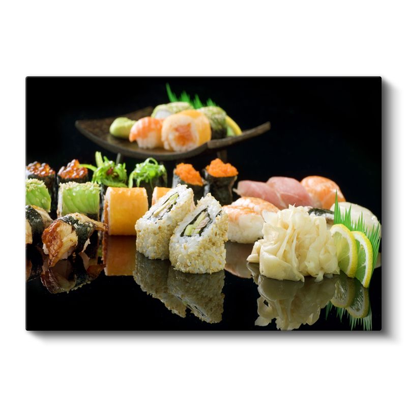 Lüks Suşi Koleksiyonu - Şef Özel Hazırlama Tekniği Kanvas Tablo
