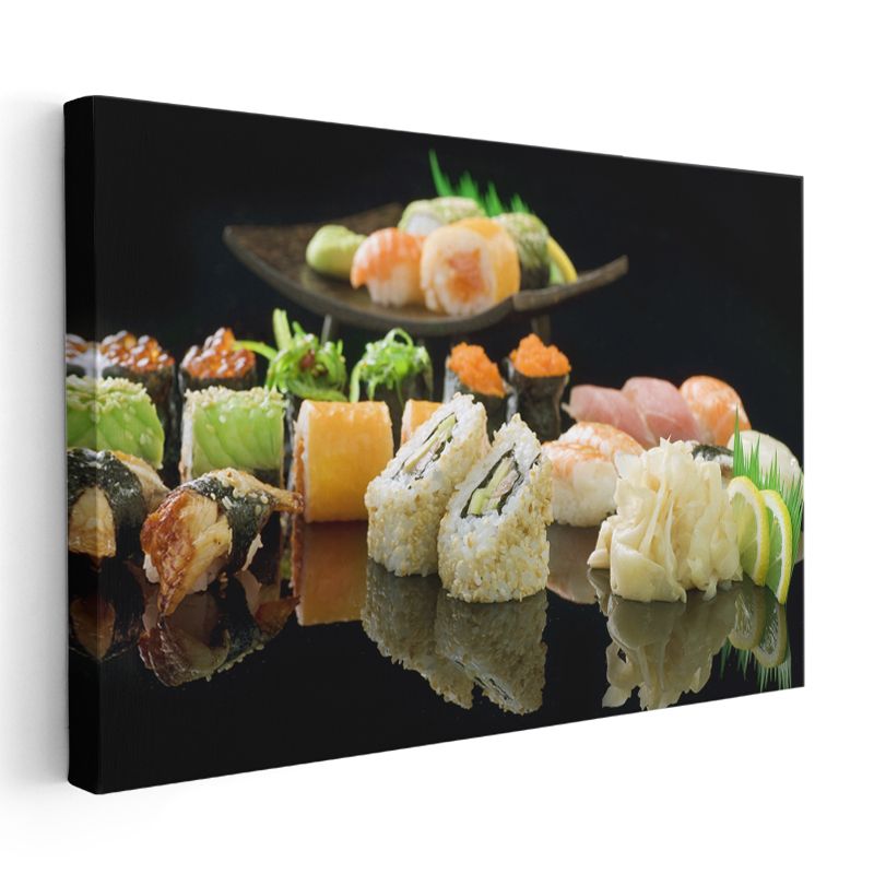 Lüks Suşi Koleksiyonu - Şef Özel Hazırlama Tekniği Kanvas Tablo