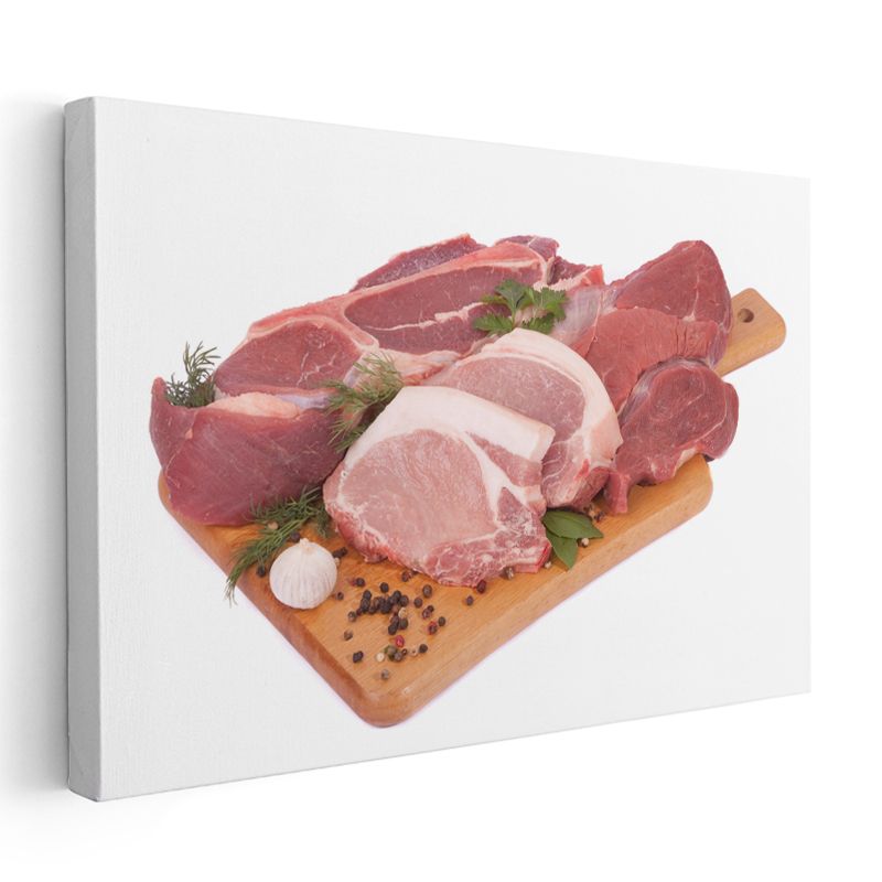 Taze Et Çeşitleri - Gurme Kesim Seçkisi Kanvas Tablo