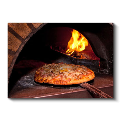 Taş Fırın Pizza - Geleneksel İtalyan Lezzeti Kanvas Tablo