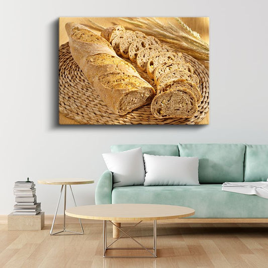 Baget Ekmek - Geleneksel Fırın Lezzeti Kanvas Tablo