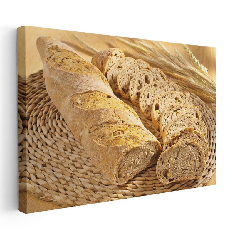 Baget Ekmek - Geleneksel Fırın Lezzeti Kanvas Tablo