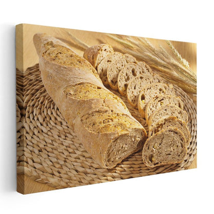 Baget Ekmek - Geleneksel Fırın Lezzeti Kanvas Tablo