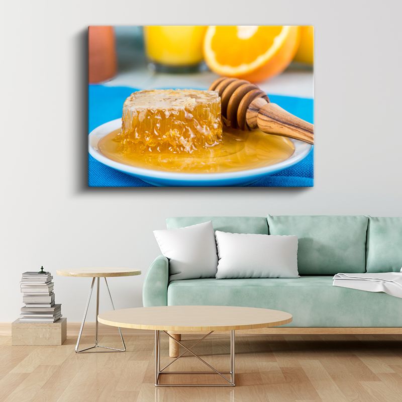 Bal Peteği - Doğal Tatlı Lezzet Kanvas Tablo