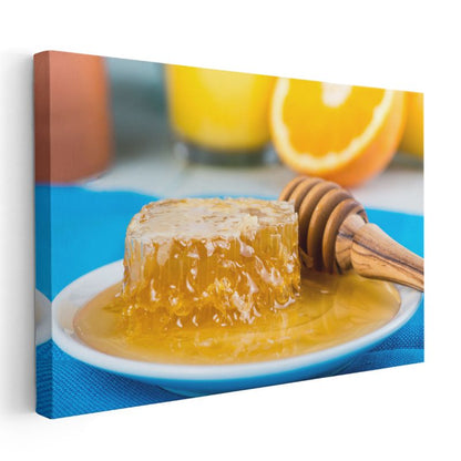 Bal Peteği - Doğal Tatlı Lezzet Kanvas Tablo