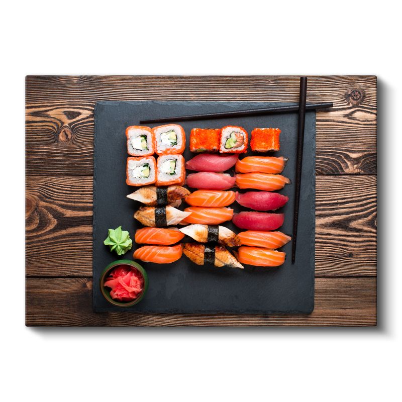 Suşi Çeşitleri - Geleneksel Japon Lezzetleri Kanvas Tablo