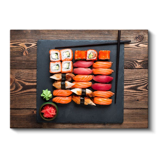 Suşi Çeşitleri - Geleneksel Japon Lezzetleri Kanvas Tablo