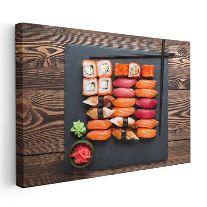 Suşi Çeşitleri - Geleneksel Japon Lezzetleri Kanvas Tablo