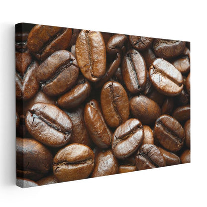 Kahve Çekirdekleri - Aromalı Kahvaltı Keyfi Kanvas Tablo