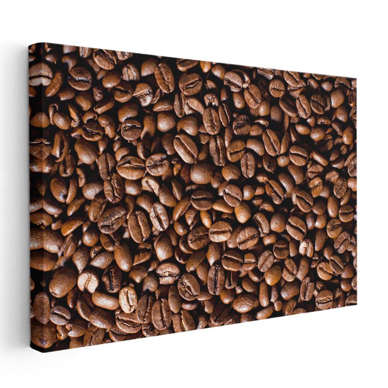 Kavrulmuş Kahve - Zengin Aroma Kanvas Tablo