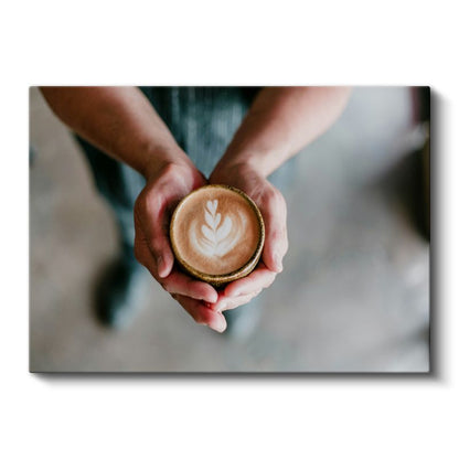 Latte Art - Kahve Sanatı Kanvas Tablo