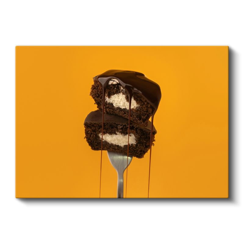 Çikolatalı Pasta - Tatlı Tutkunları Kanvas Tablo