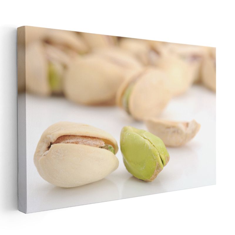 Doğal Atıştırmalık - Antep Fıstığı Çekimi Kanvas Tablo